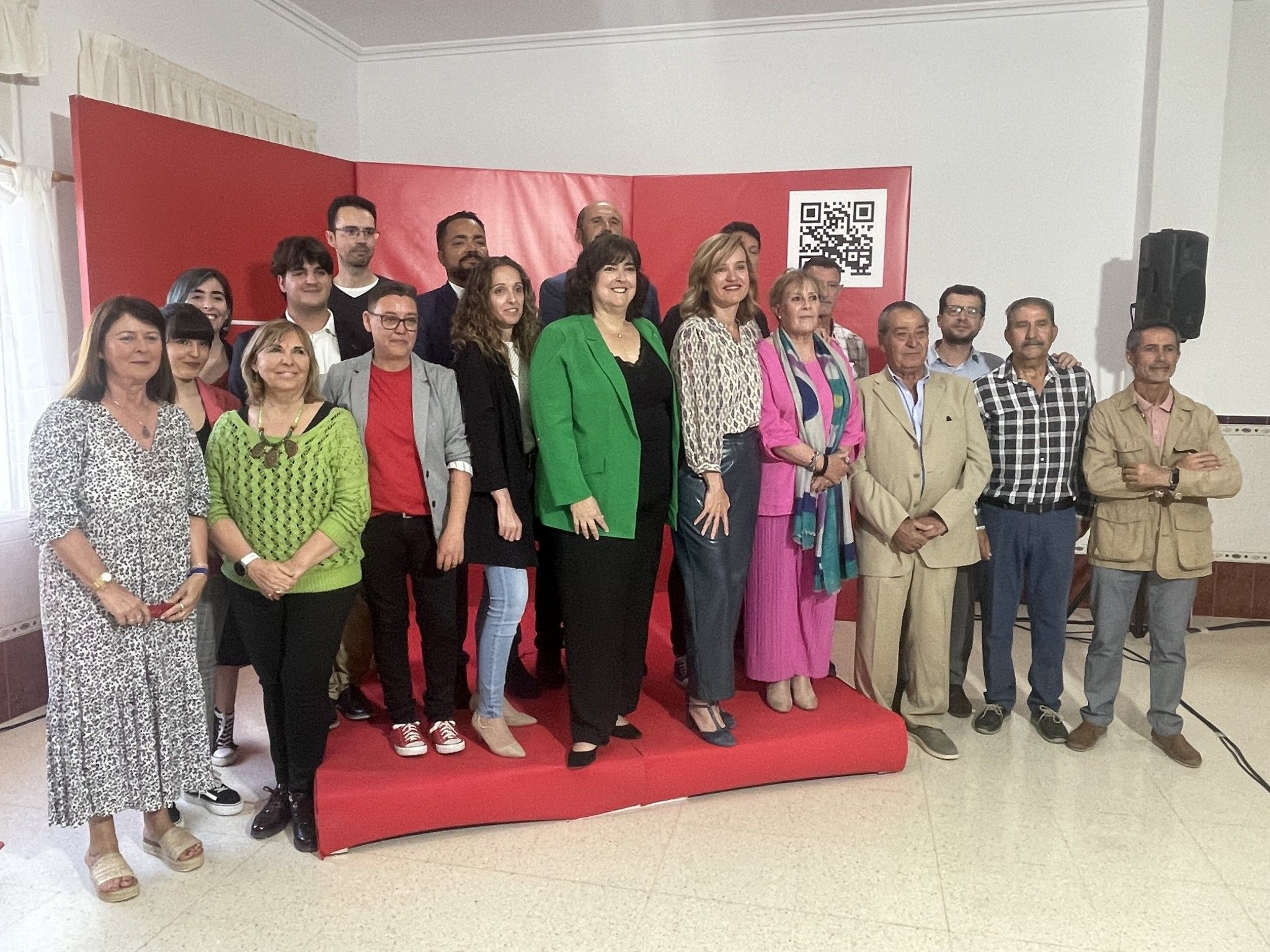 Pilar Alegría destaca en Aljaraque el trabajo del PSOE, volcado en ayudar a la gente, y asegura una victoria socialista en el municipio