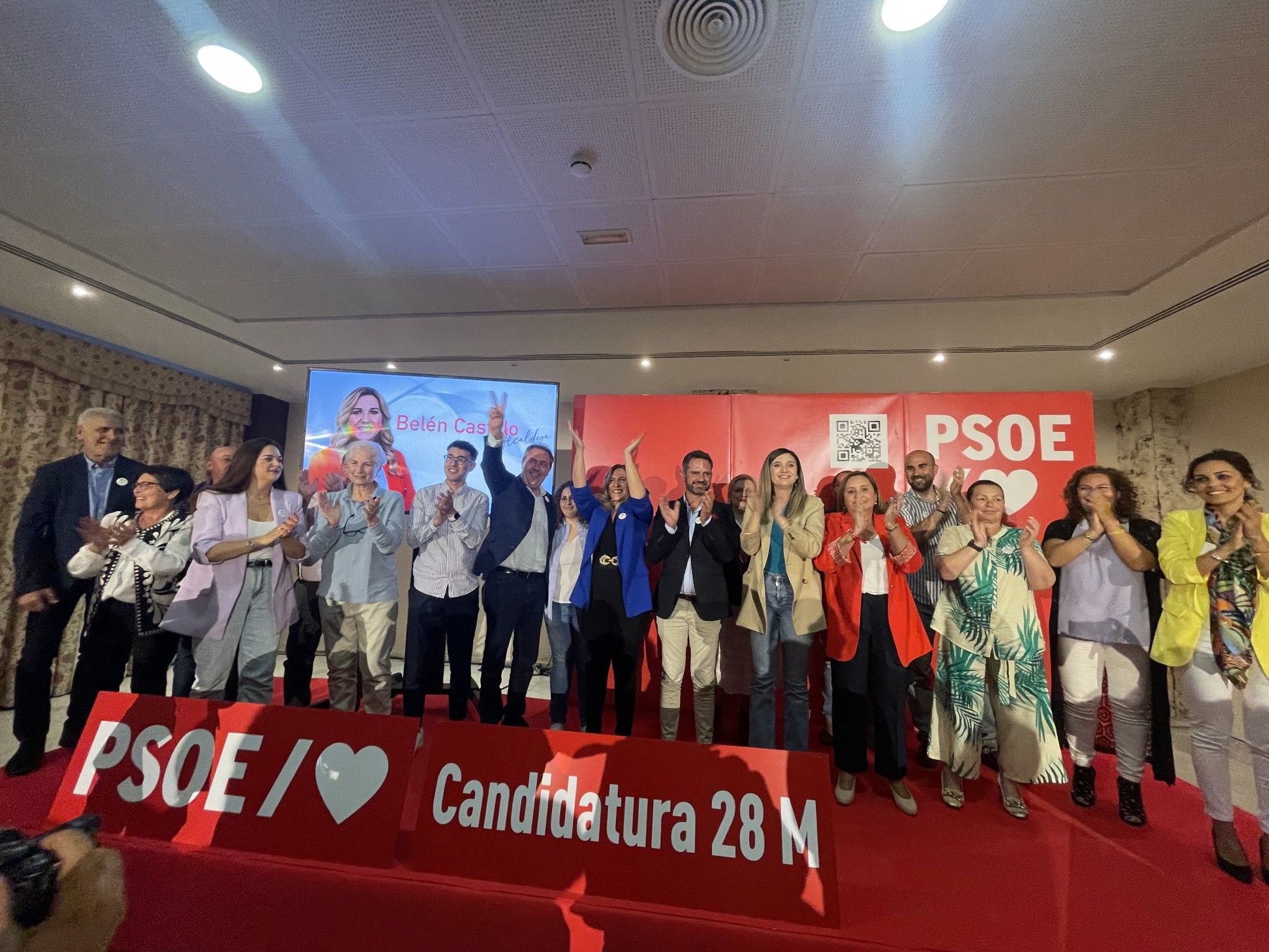Belén Castillo pide que el 28M la gente vote con libertad, ganas y alegría para propiciar el cambio de nuevas ideas y proyectos en Palos de la Frontera