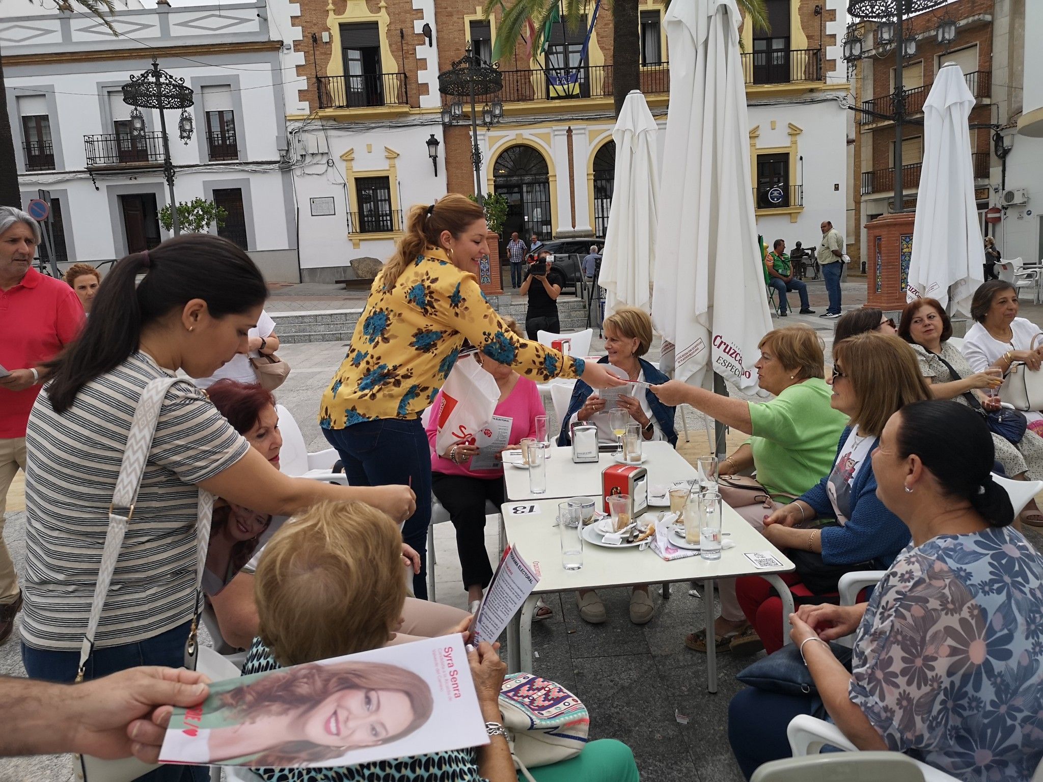 Syra Senra pide a la ciudadanía el respaldo mayoritario el 28M para ayudarla a convertir en realidad proyectos que marcarán el futuro de Valverde del Camino