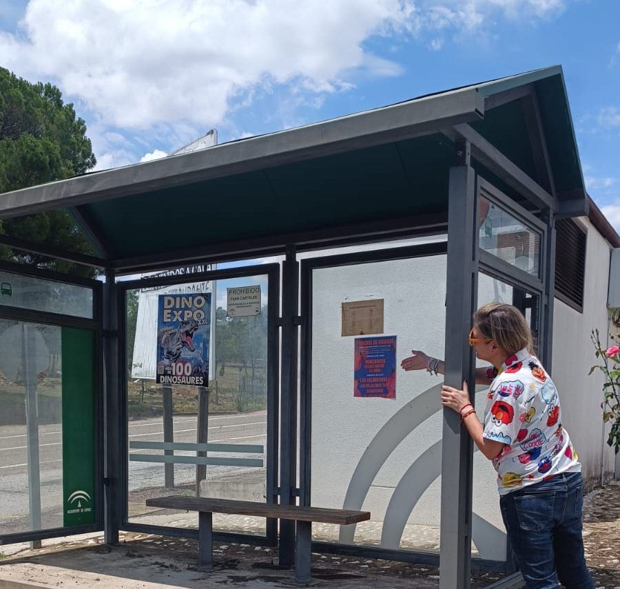 La alcaldesa de Cala espera que la Junta cumpla su compromiso y arregle rápido la A-434 a su paso por el municipio
