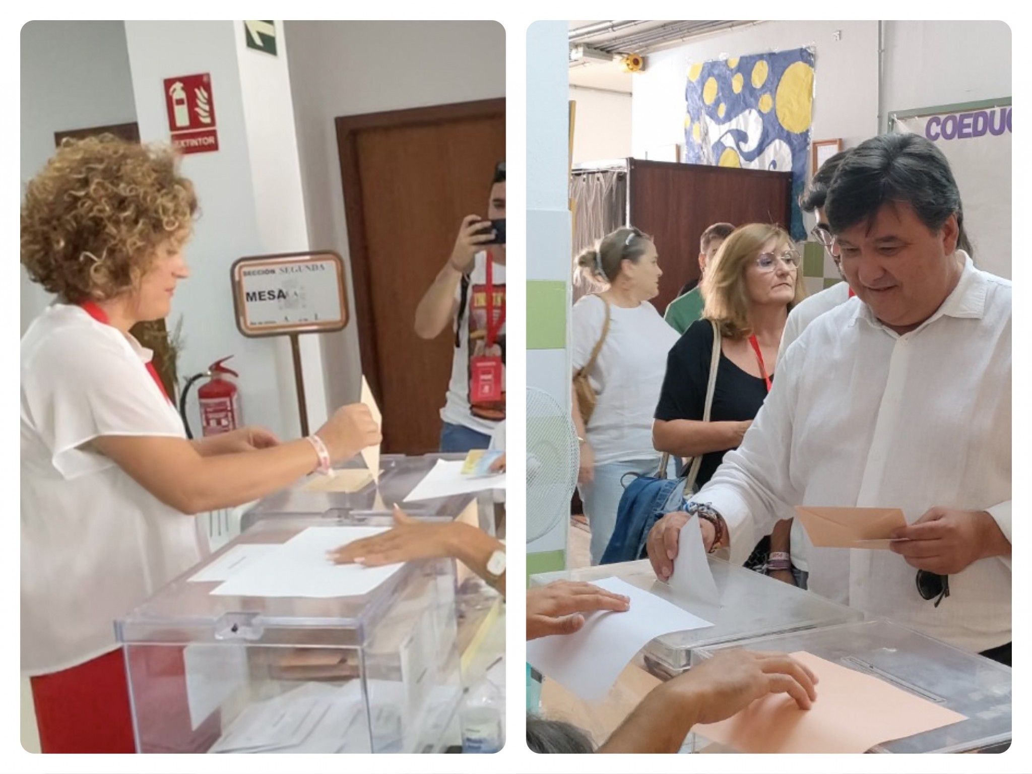Gabriel Cruz y María Eugenia Limón animan a los onubenses a llenar de votos las urnas para que tengamos un Gobierno con amplio respaldo