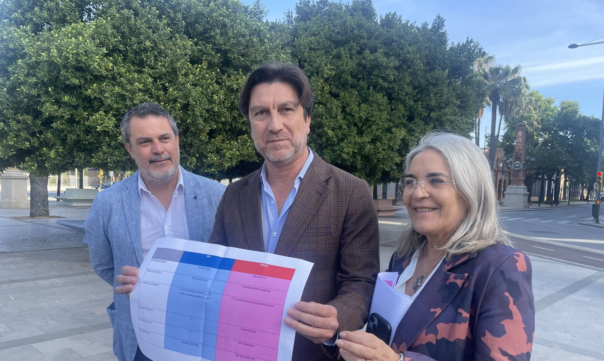 Enrique Gaviño pide a la Junta que explique el retraso del proyecto del Materno Infantil a 2025 y que «cueste el doble que 2018»