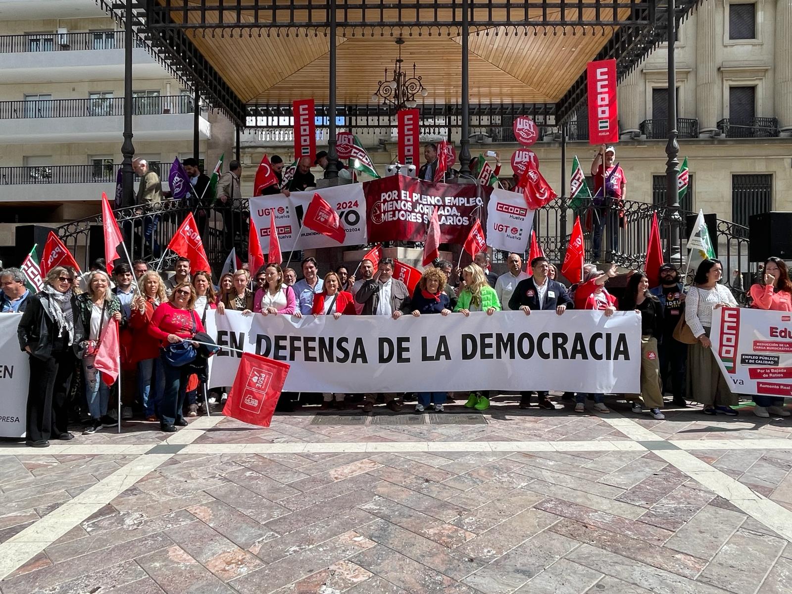 Limón reivindica en este 1 de Mayo el valor de la democracia y el aval de un Gobierno que trabaja por más empleo, más derechos y más convivencia