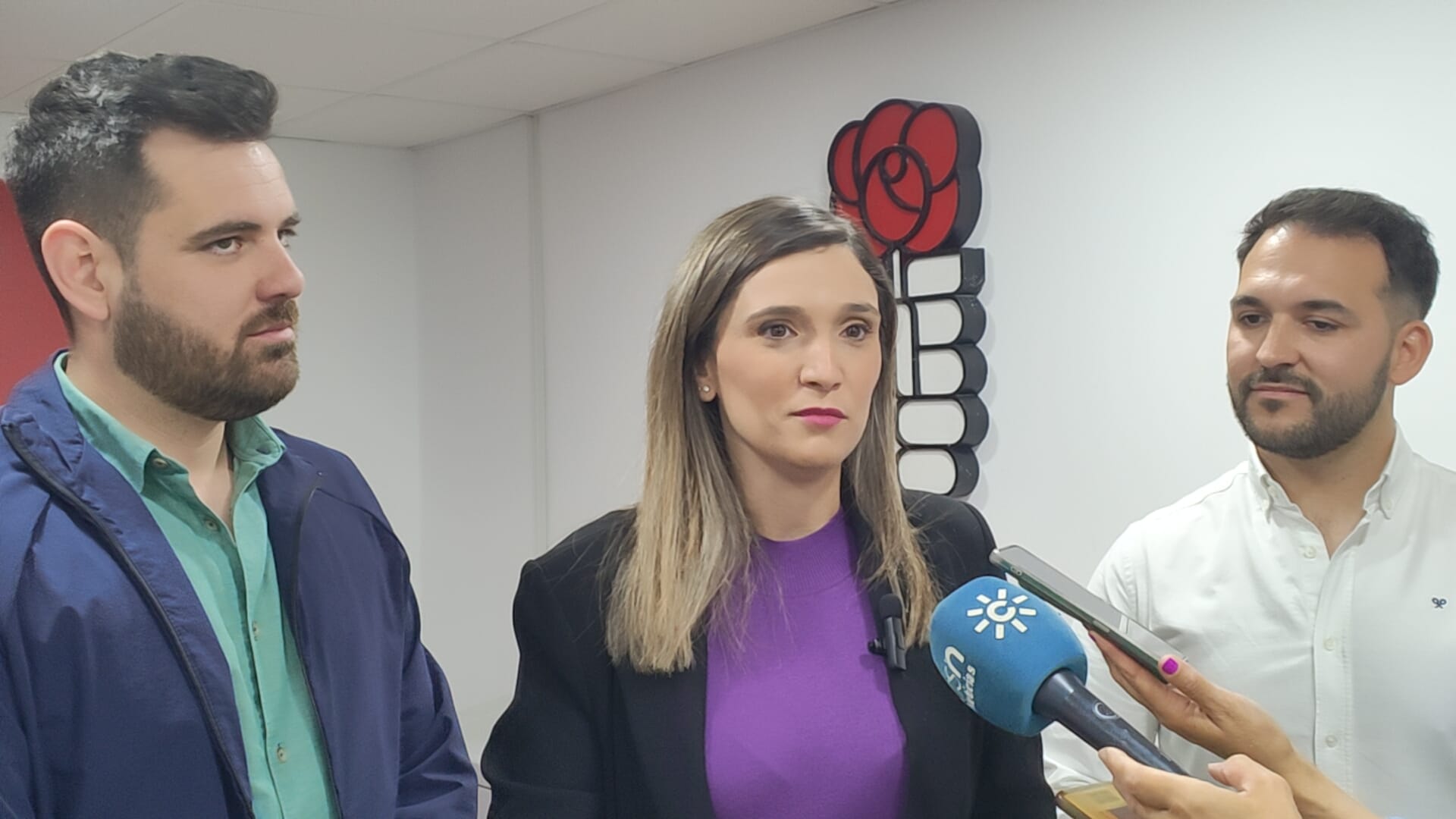 María Márquez acusa al PP de confrontar con el AVE a Huelva y lamenta que no esté “dispuesto a negociar”