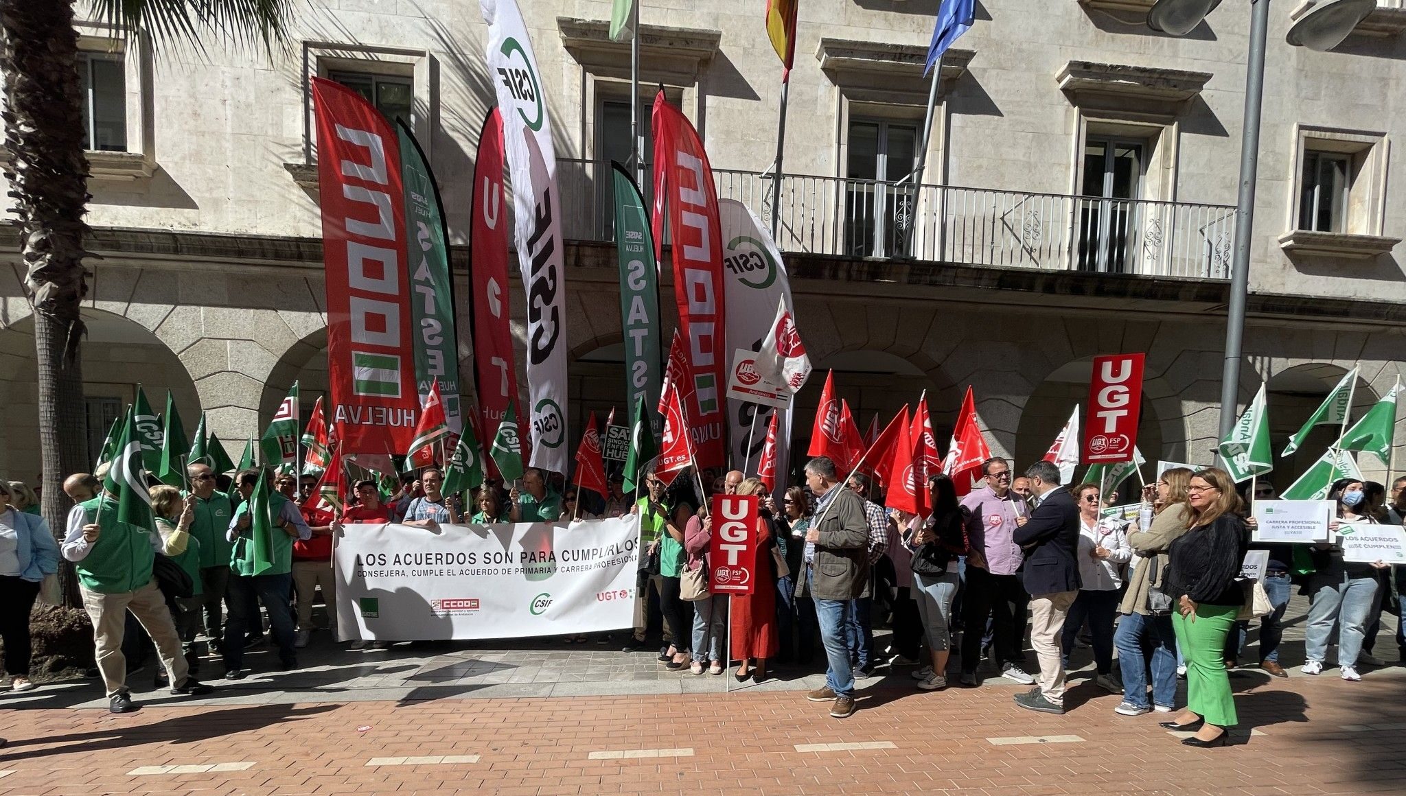 Fran Baluffo. Concentración sanidad 2