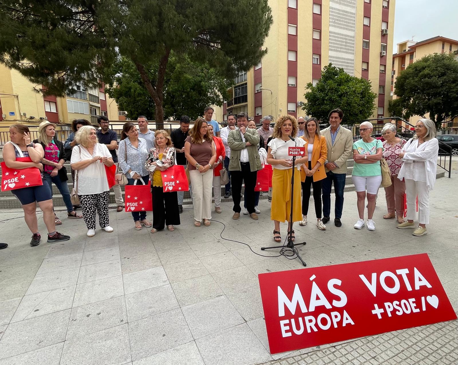 El PSOE pide acudir en masa a votar el 9J para llenar las urnas de progreso y frenar a una derecha y ultraderecha ‘de hombres de negro’