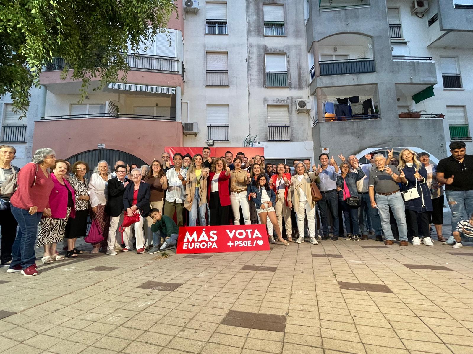 PSOE pide que el domingo se llenen las urnas de votos socialistas para garantizar el avance y el progreso de esta tierra