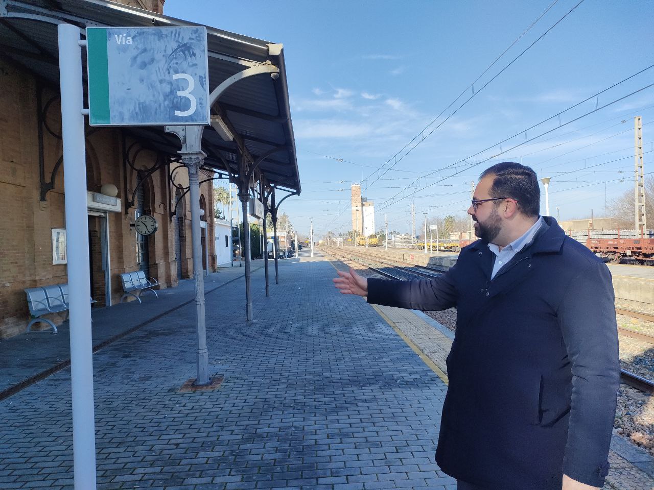 Rogelio Pinto: “El Gobierno de España sitúa a La Palma en el mapa de las comunicaciones con la parada de la Alta Velocidad en el municipio”