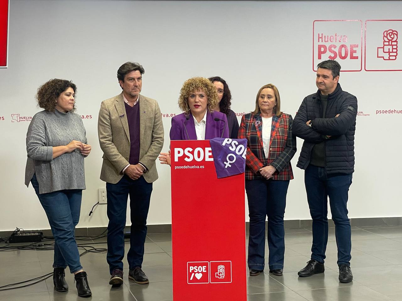 El PSOE dice, a las puertas del 8M, que «las mujeres de Huelva sufren doble discriminación» de la Junta «al no contar con Materno»