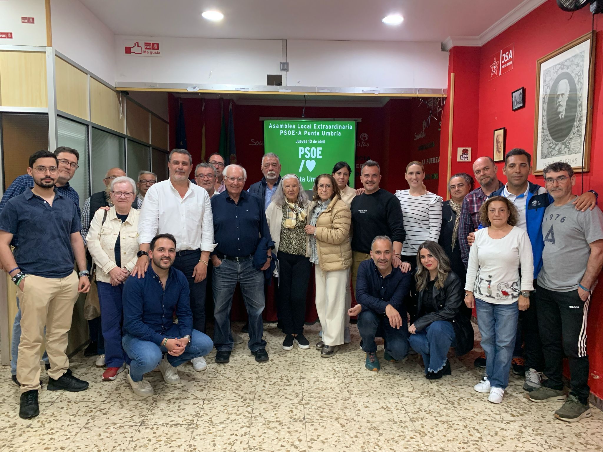 Jesús Ferrera renueva en la Secretaría General del PSOE de Punta Umbría con el objetivo de recuperar la alcaldía y poner al municipio en el lugar que merece