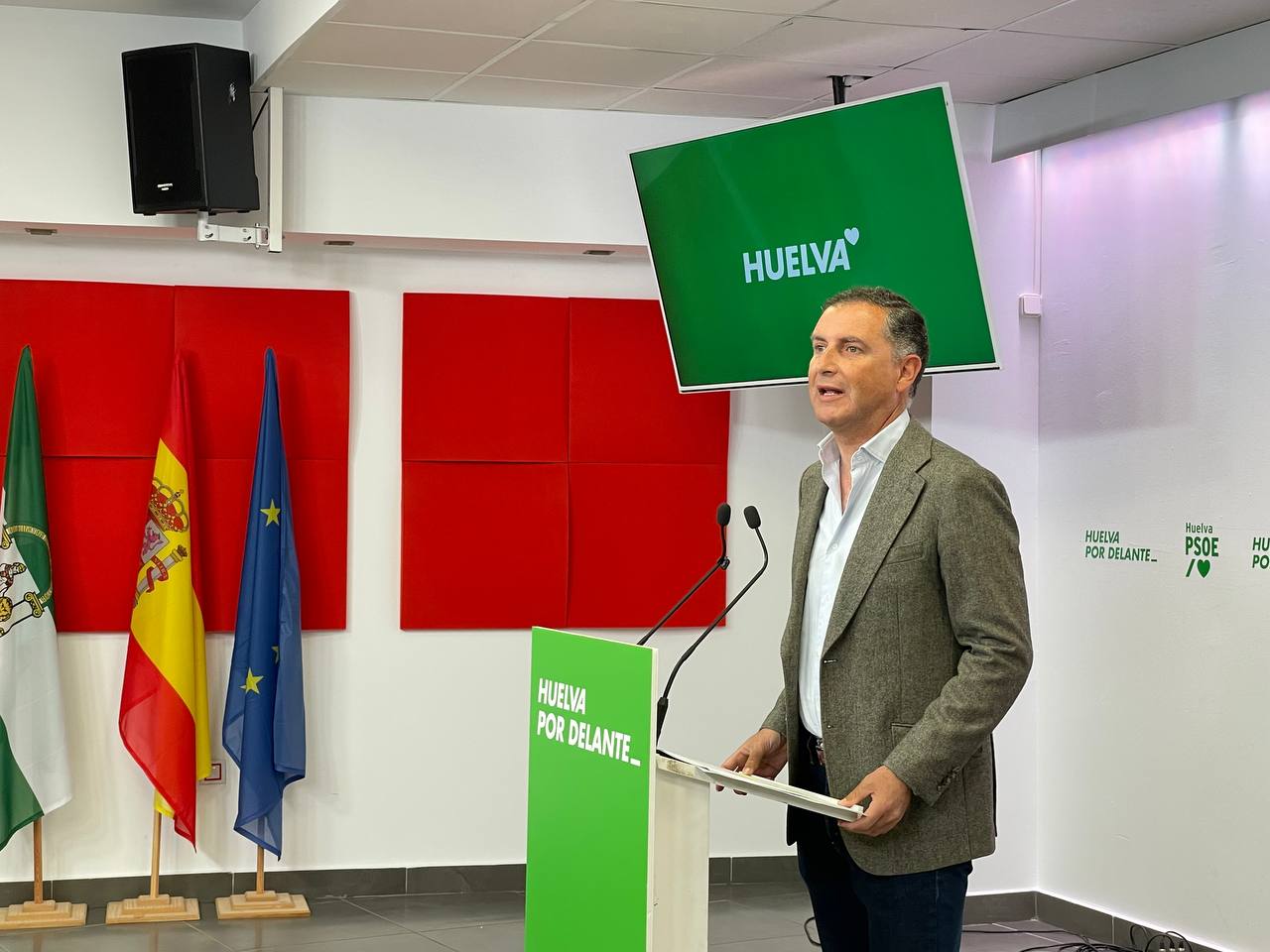 Cuéllar celebra el cumplimiento del compromiso del Gobierno con el AVE a Huelva: “Hechos, no palabras”