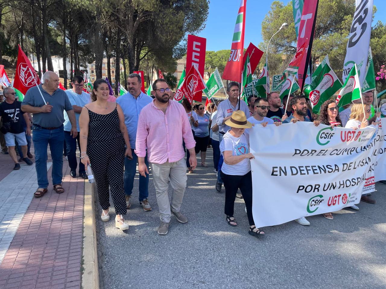 PSOE respalda la manifestación en Riotinto por la sanidad pública: «No es política, es la vida de los vecinos»