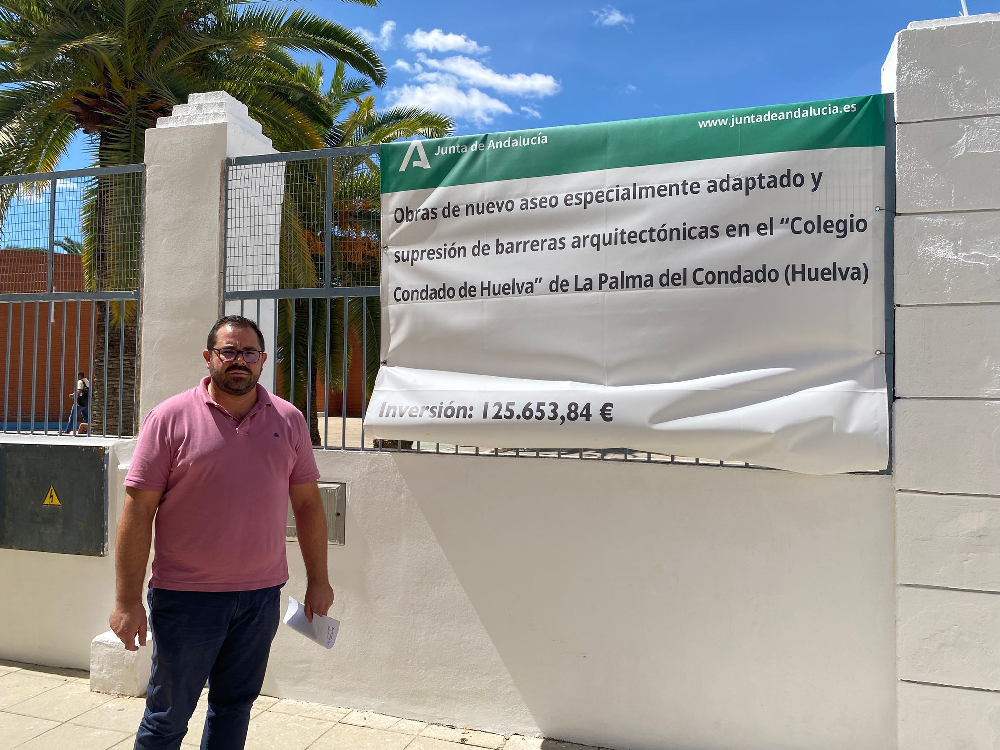 Rogelio Pinto: “El PP ha engañado a las familias del CEIP Condado de Huelva con falsas promesas”