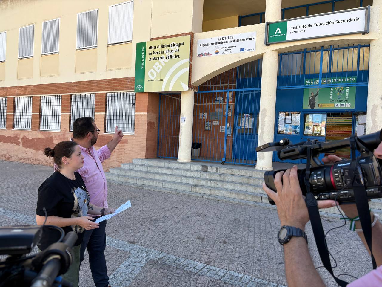 El PSOE de Huelva denuncia el desmantelamiento de la FP pública por parte de Moreno Bonilla y exige soluciones urgentes a los problemas educativos de la provincia