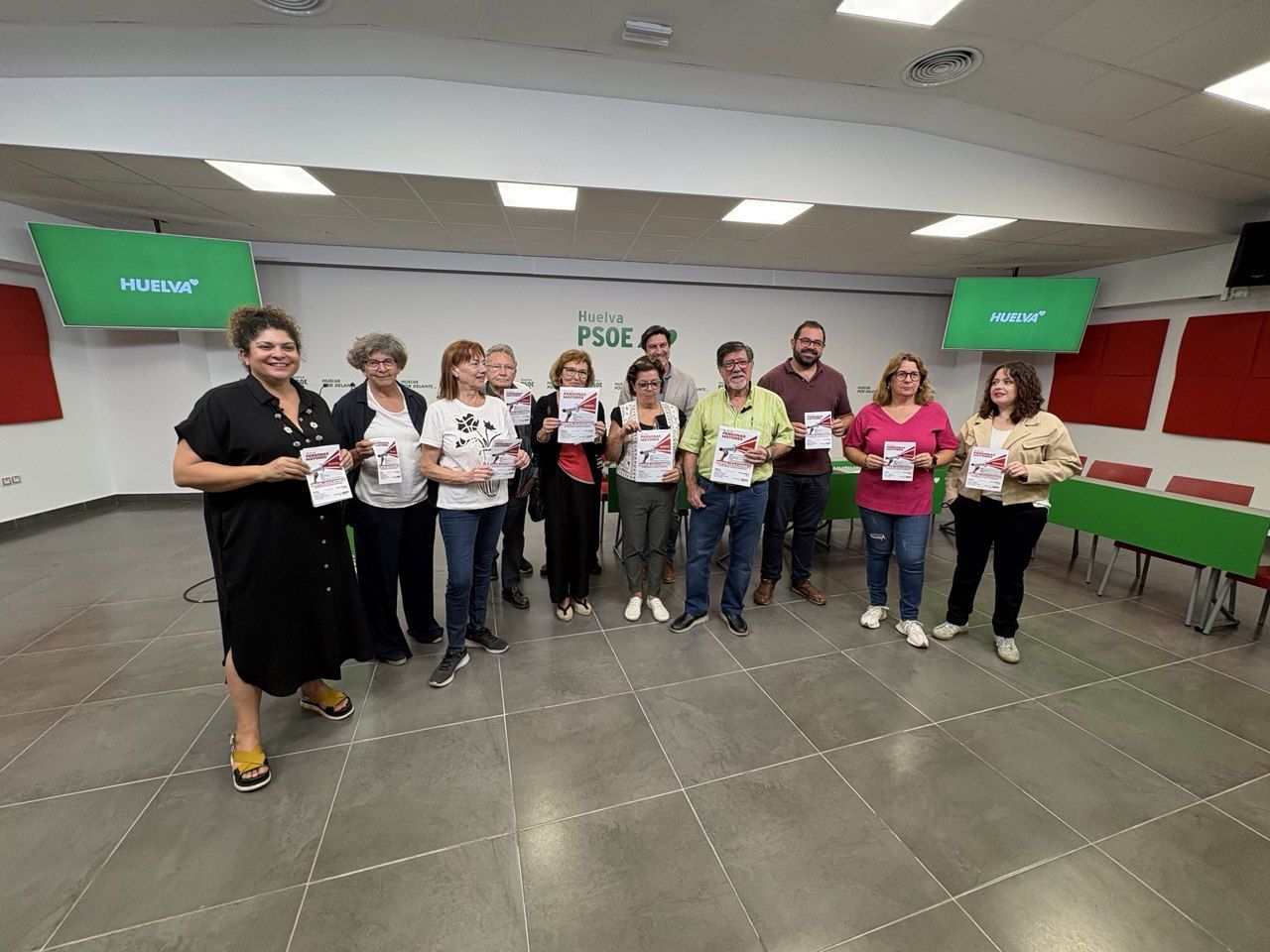 El PSOE de Huelva llama a la movilización el 2 de octubre en defensa de la Dependencia y de las personas mayores
