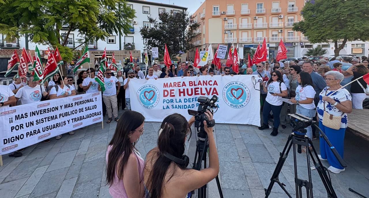 El alcalde de Bollullos exige junto a Marea Blanca de Huelva el Chare del Condado, “prometido por Moreno Bonilla hace siete años, sin que se haya hecho nada”