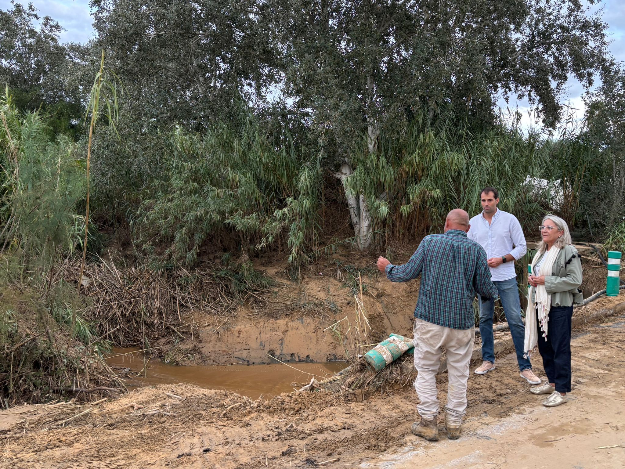 El PSOE de Cartaya denuncia el abandono de los arroyos y caminos rurales por la dejadez del alcalde y exige actuaciones urgentes