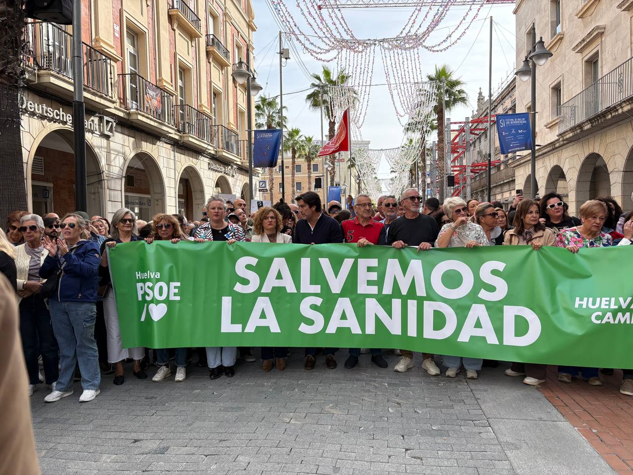 Limón: “Huelva necesita menos propaganda y más sanidad pública. No vamos a quedarnos callados ante su desmantelamiento cruel y premeditado”