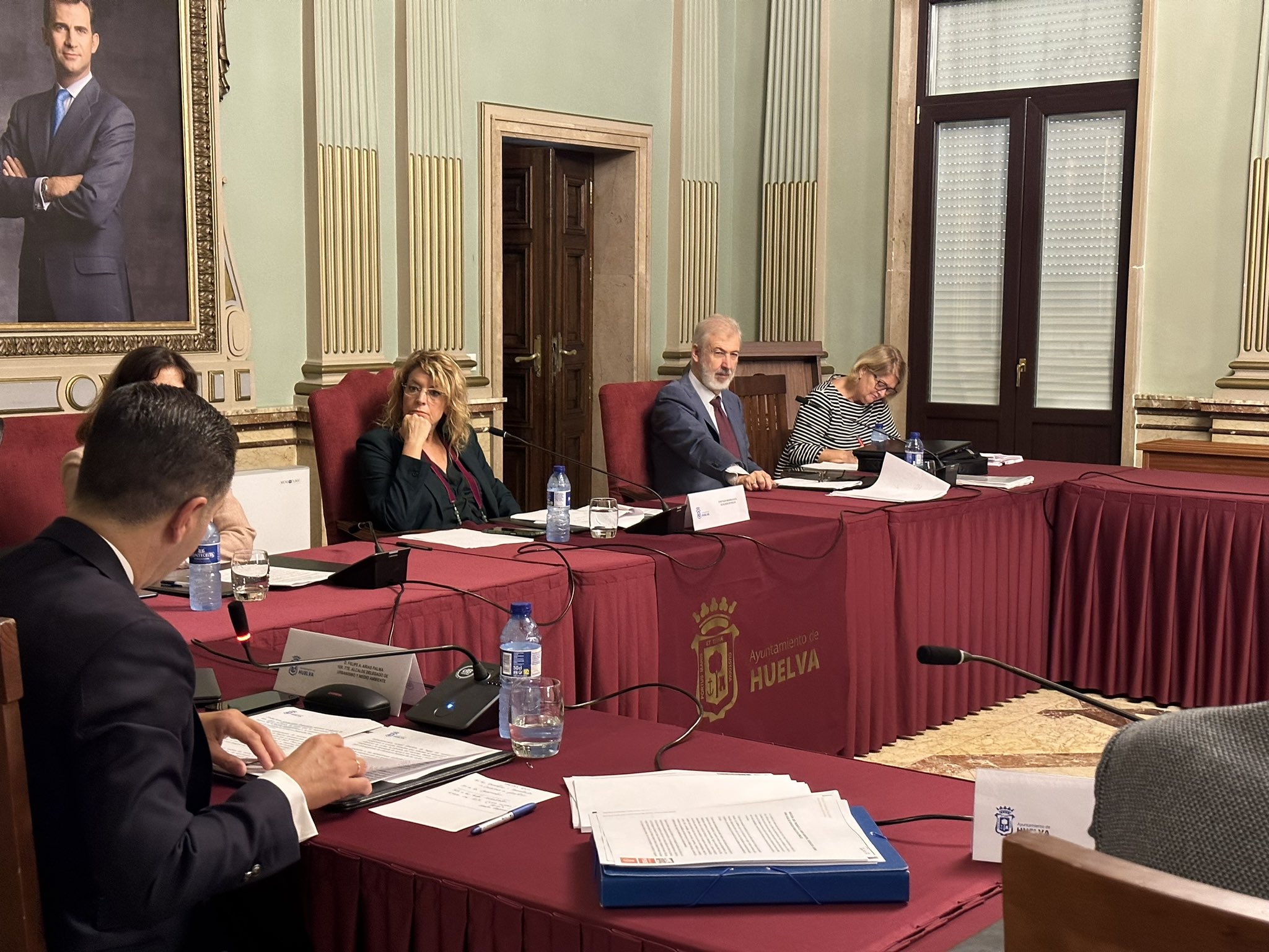 Foto del pleno celebrado hoy