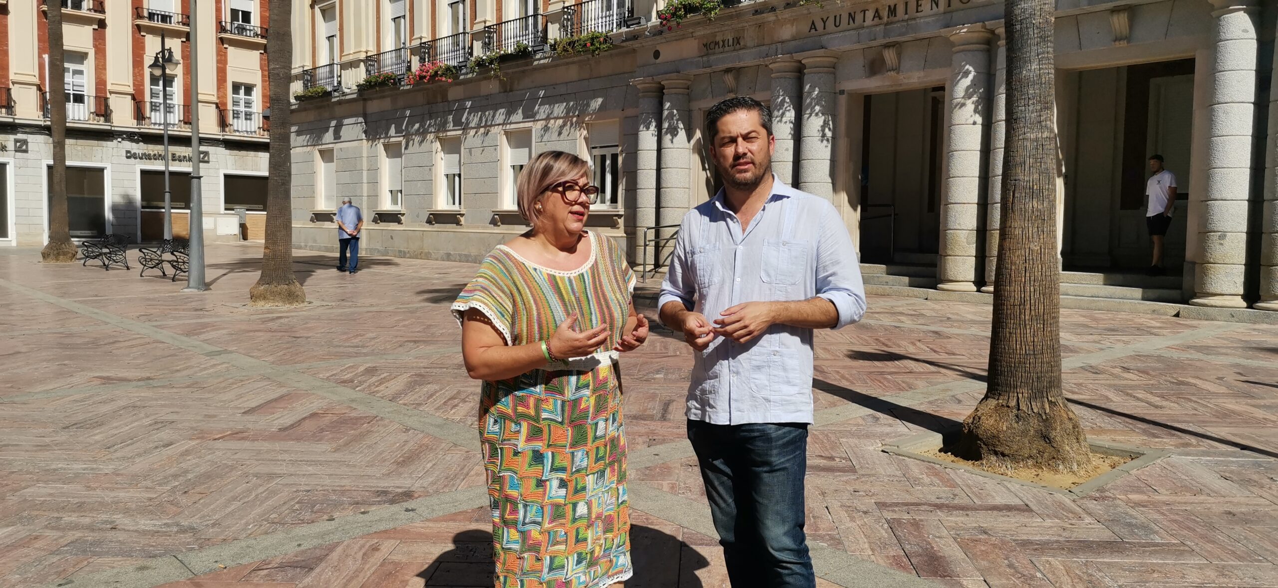 Francisco Baluffo junto a Mónica Rossi