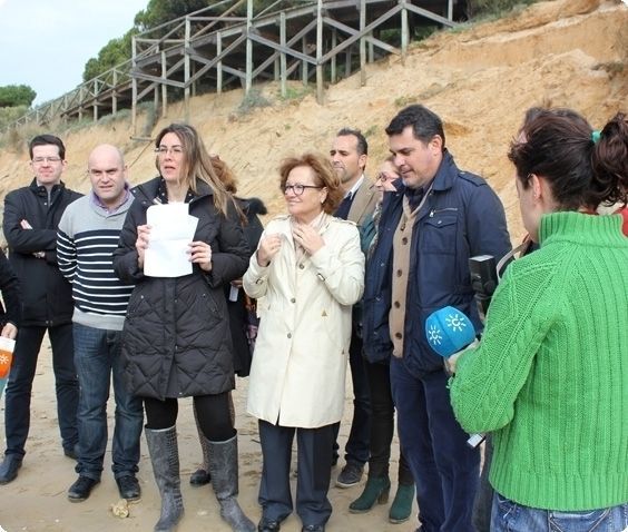 El PSOE reclama al Ejecutivo de Rajoy actuaciones urgentes en toda la costa onubense